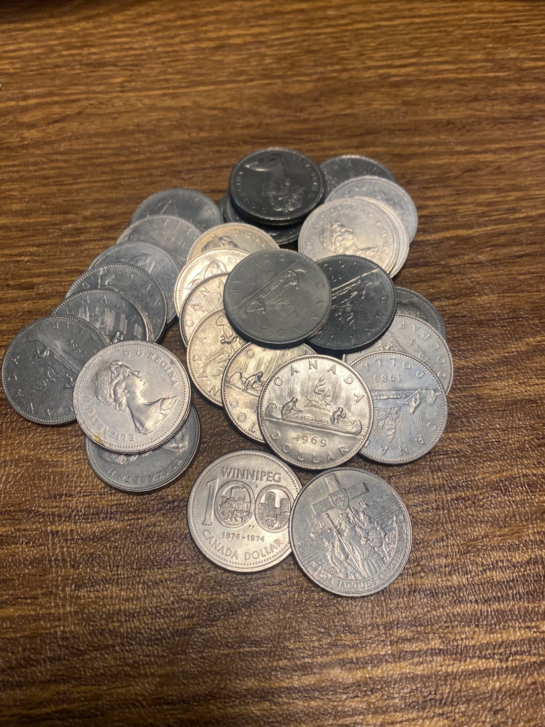 Collection of Canadian Dollar Coins