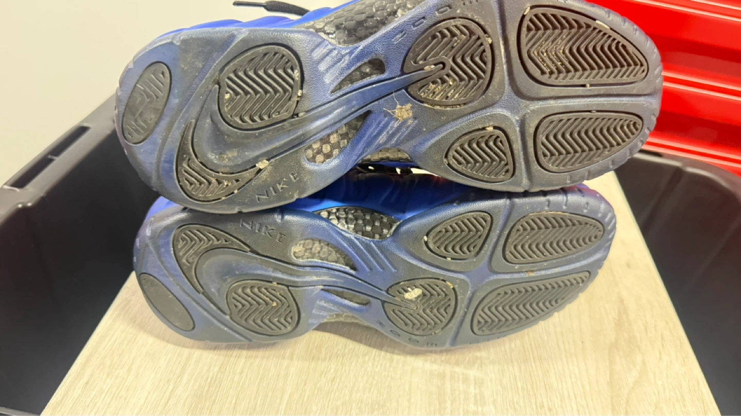 Nike Air Foamposite One Shoes Blue - photo 4