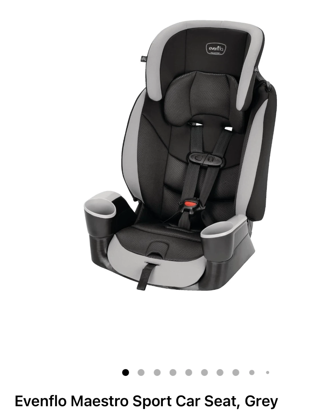 Evenflo Maestro Sport Car Seat, Grey