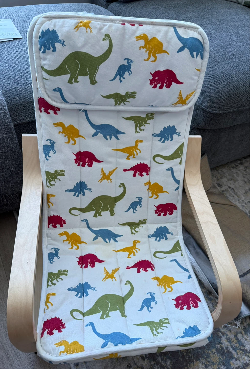IKEA POÄNG Kids Chair Cover - Dinosaurs - photo 2