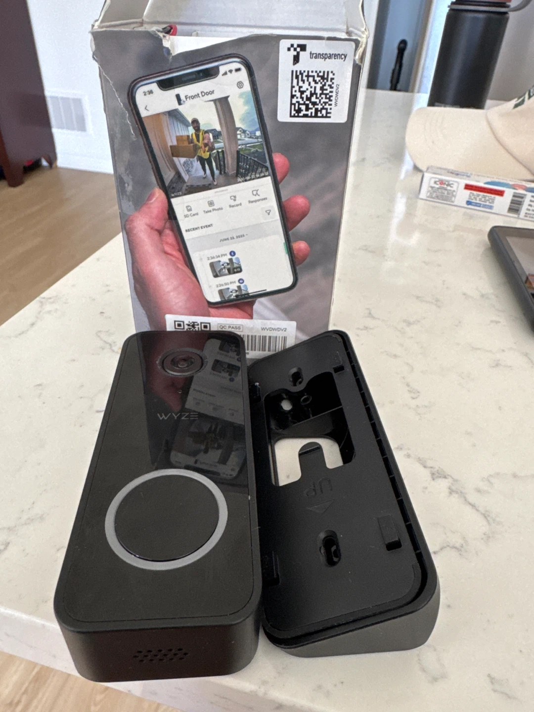 Wyze wired Video Doorbell Security Camera v2 - photo 2