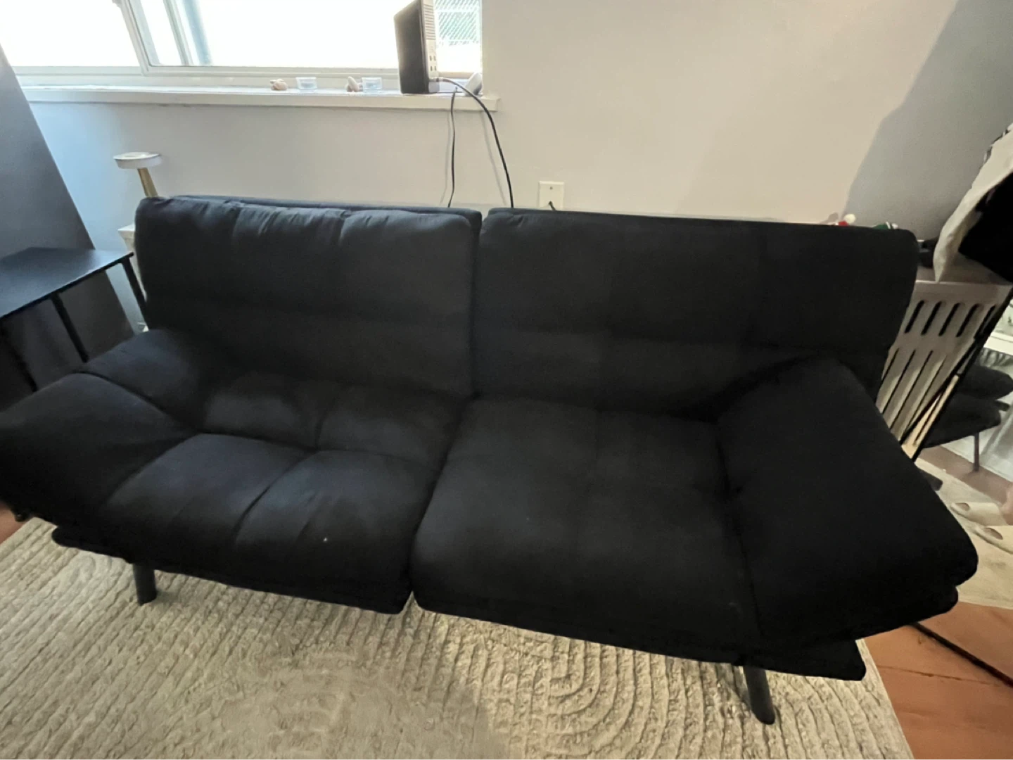 Black Futon Sofa Couch