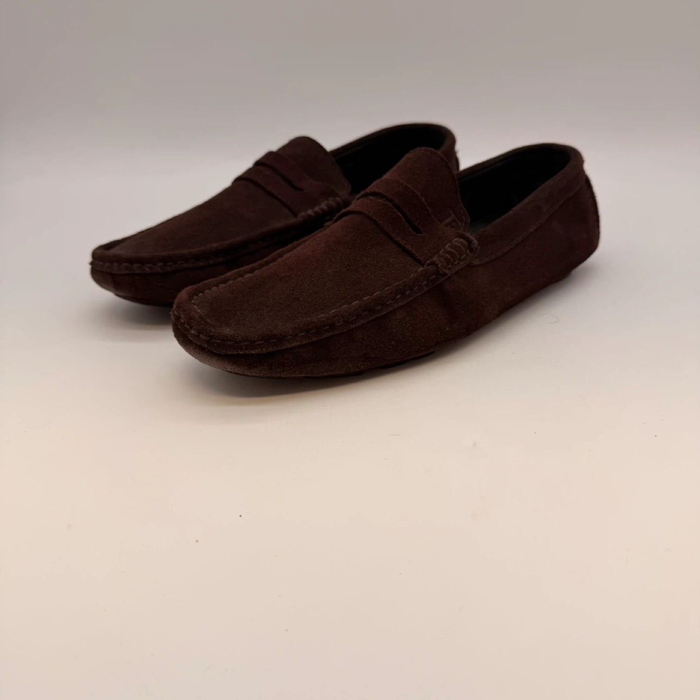 TOD’S Brown Suede Driving Loafers Men’s EU 43 US 10