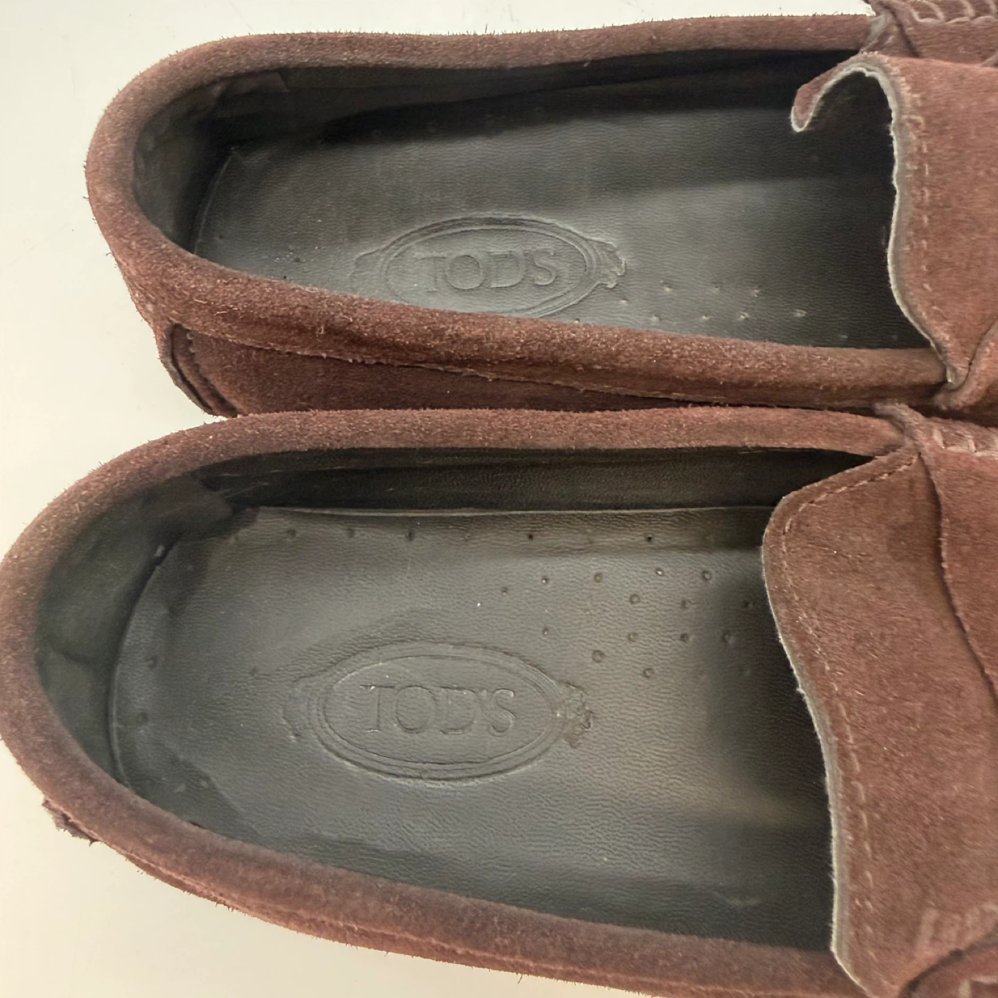 TOD’S Brown Suede Driving Loafers Men’s EU 43 US 10 - photo 5