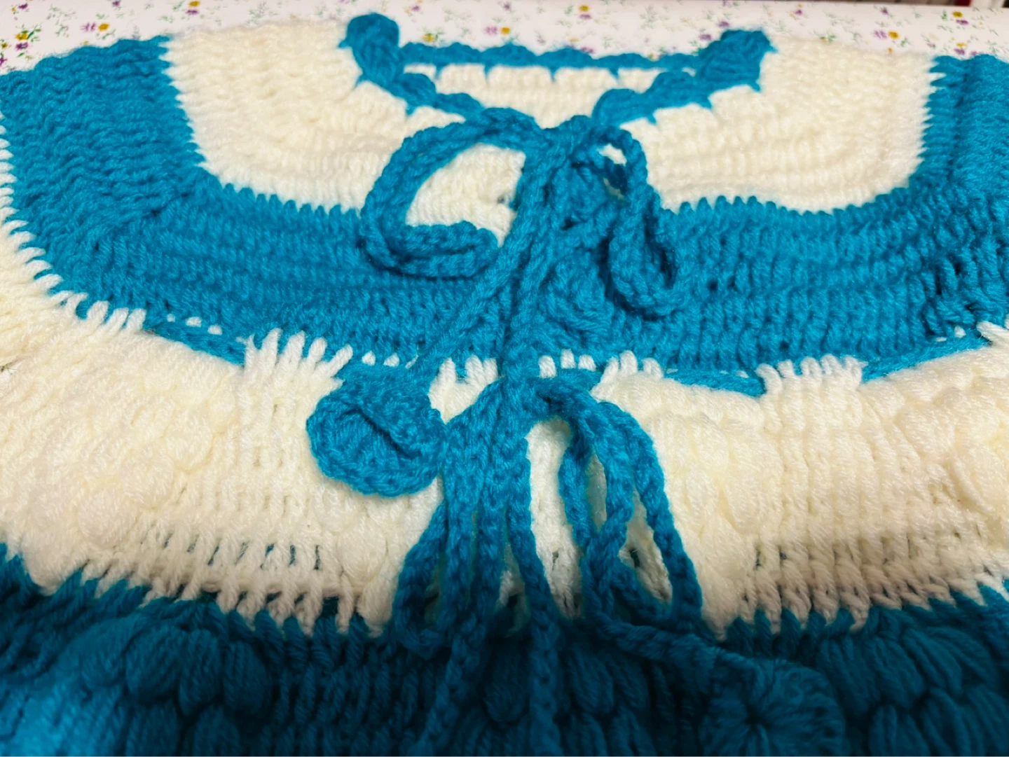 Handmade toddler girl Sweater dress - photo 2