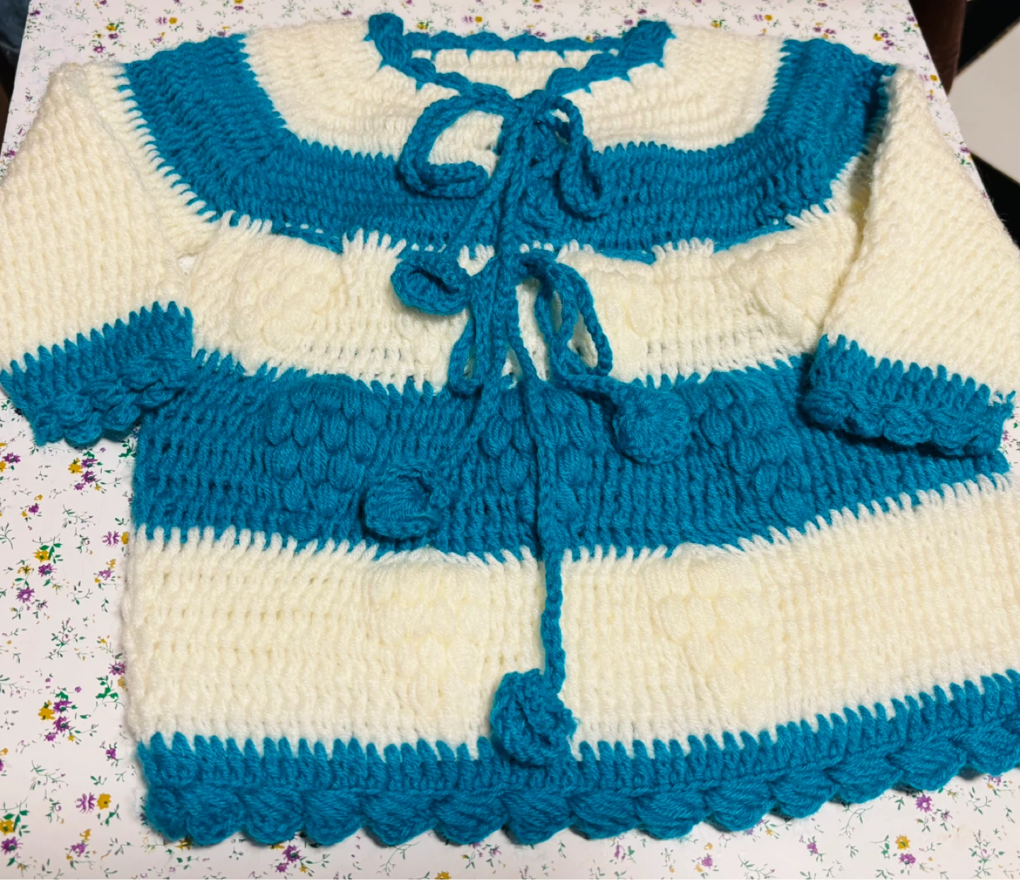 Handmade toddler girl Sweater dress