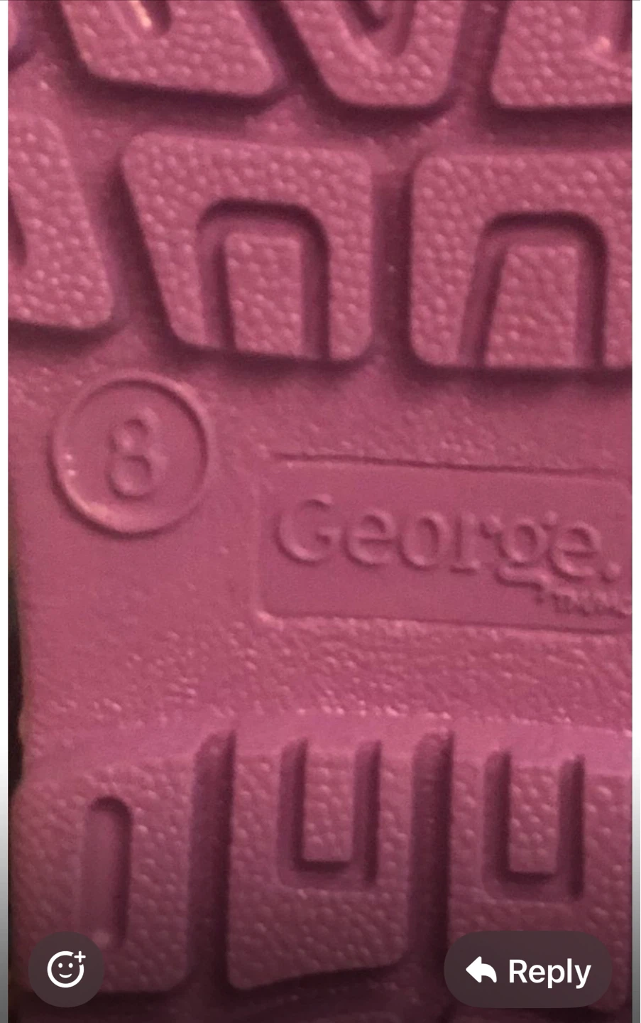 Size 8 George Kids Pink Unicorn Rain Boots Size 8 - photo 2