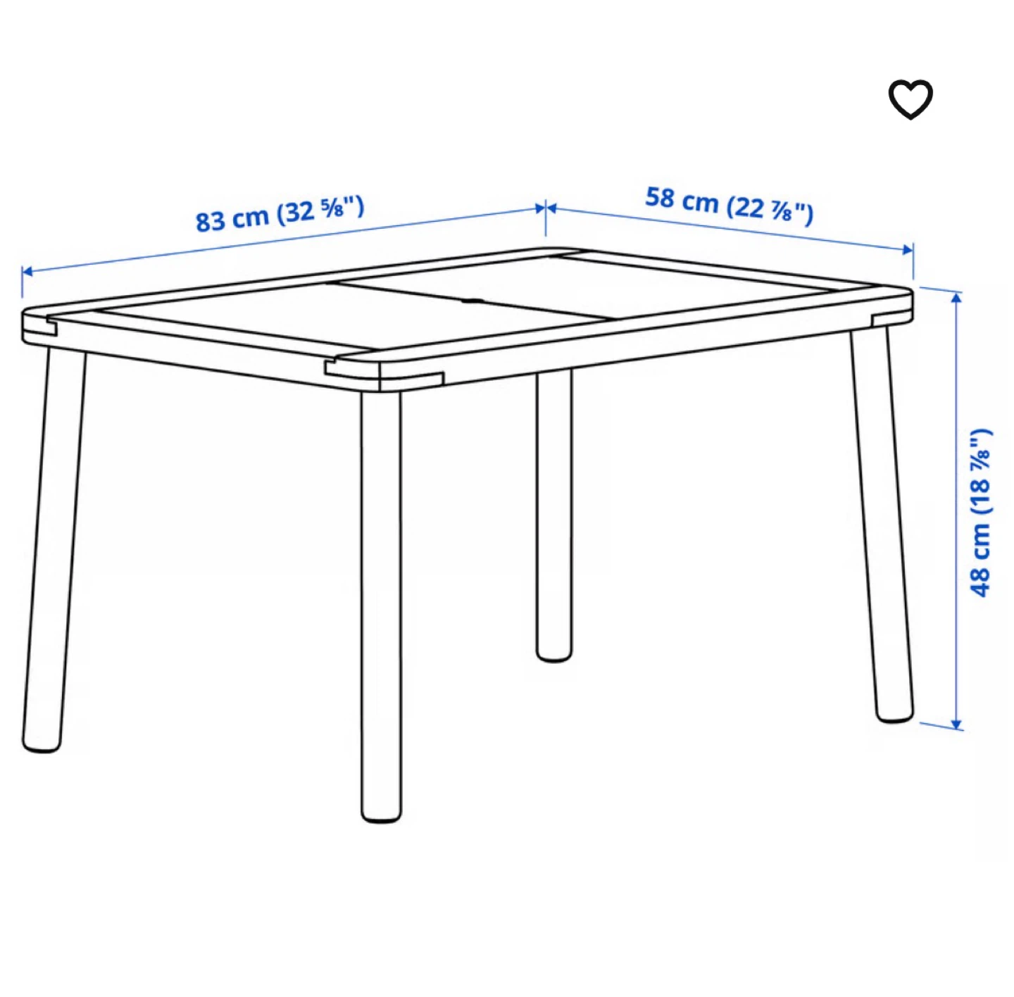 IKEA Children's Table - photo 2