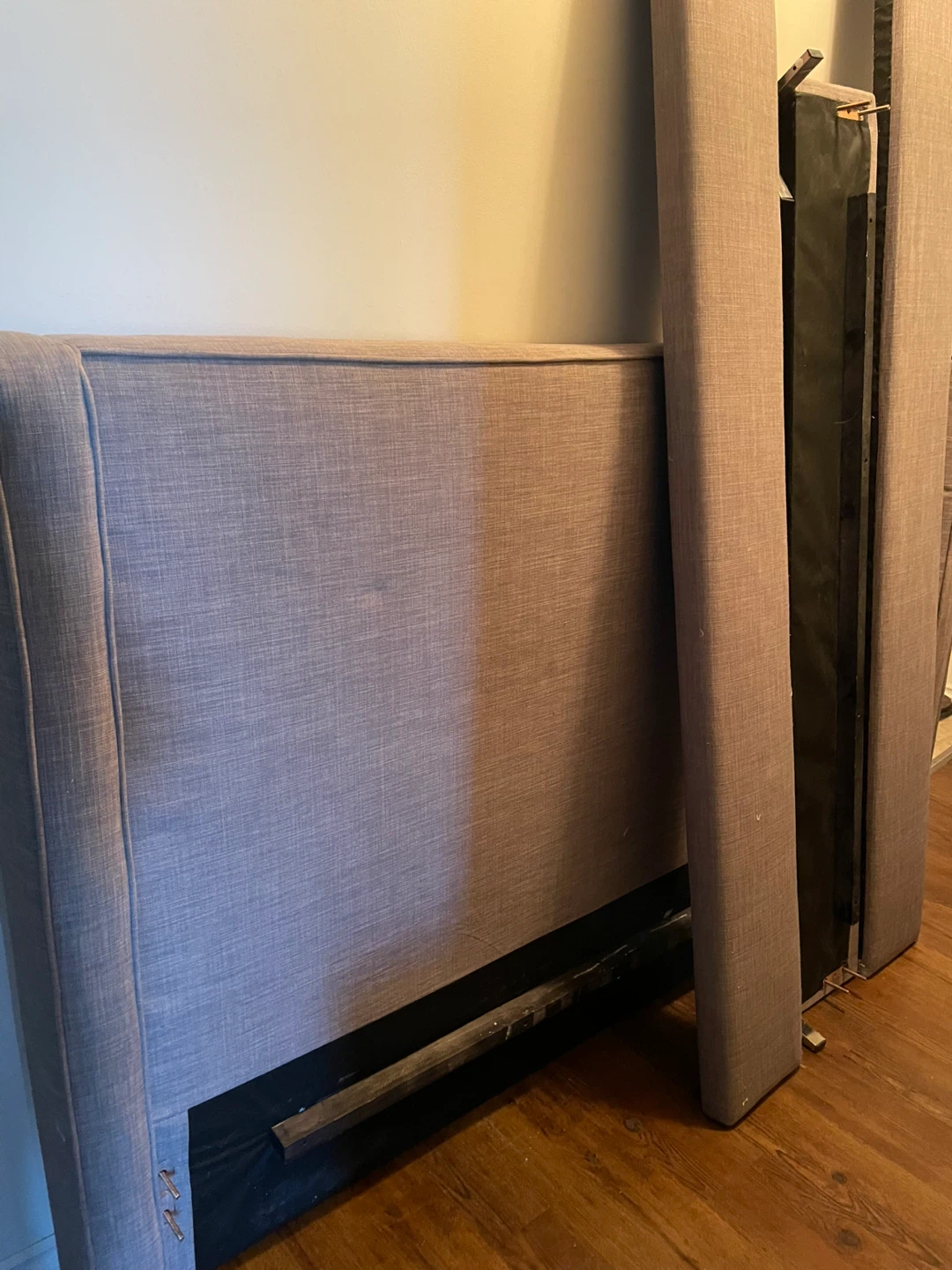 Grey Upholstered Headboard