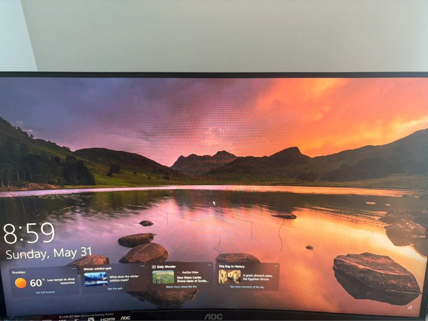 AOC C24G1A 24" Curved Frameless Gaming Monitor - photo 2