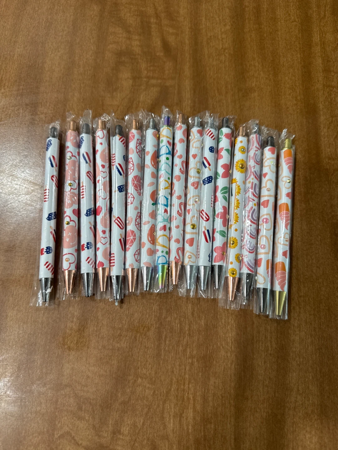 Set of 15 Decorative Pens