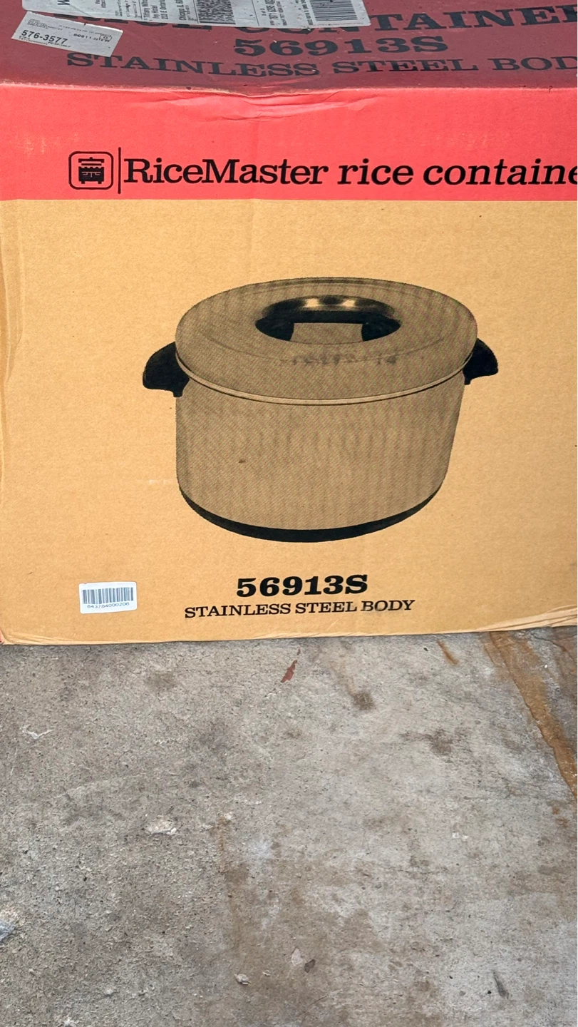 RiceMaster 56913S Stainless Steel Rice Container 18 Qt