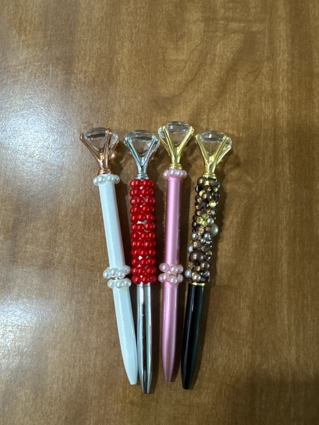 Set of 4 Diamond Top Pens