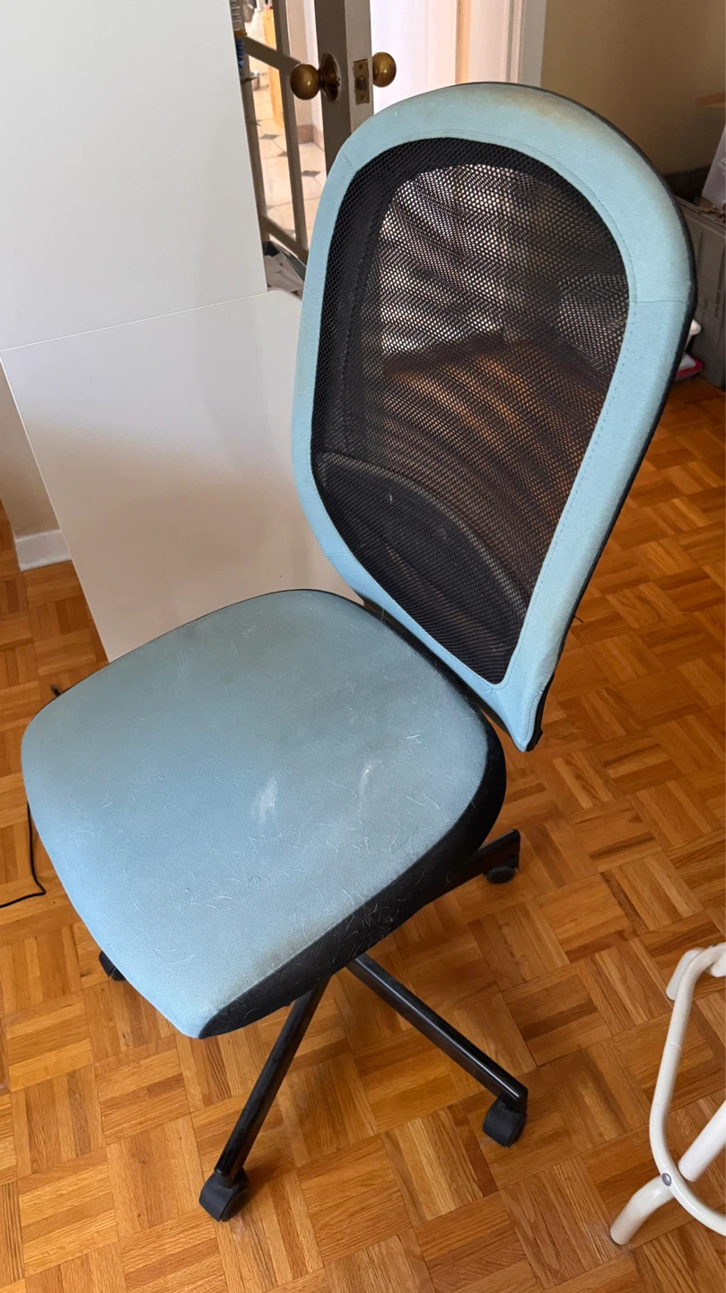 Light Blue Mesh Office Chair