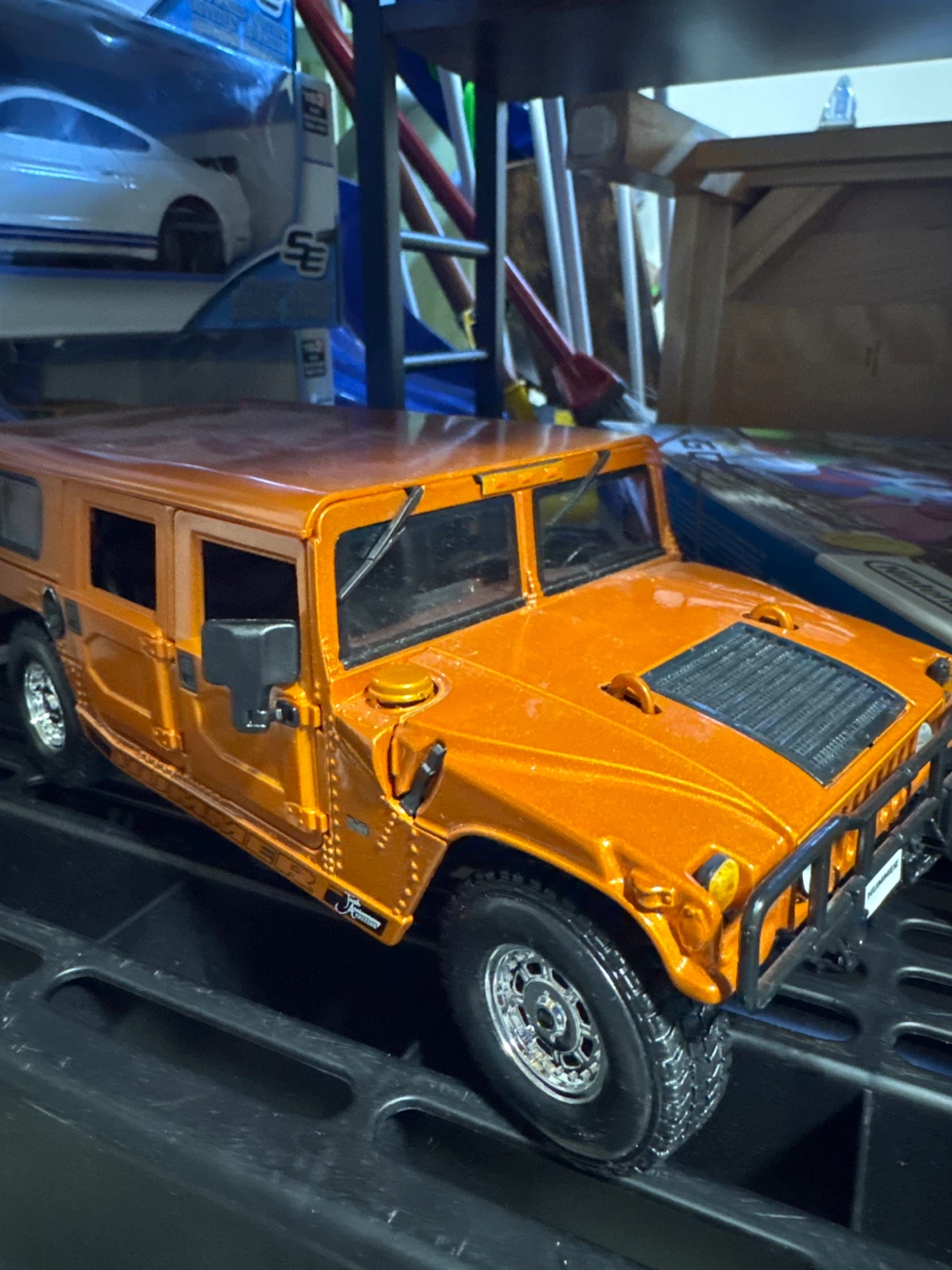 Orange Hummer H1 Toy Car