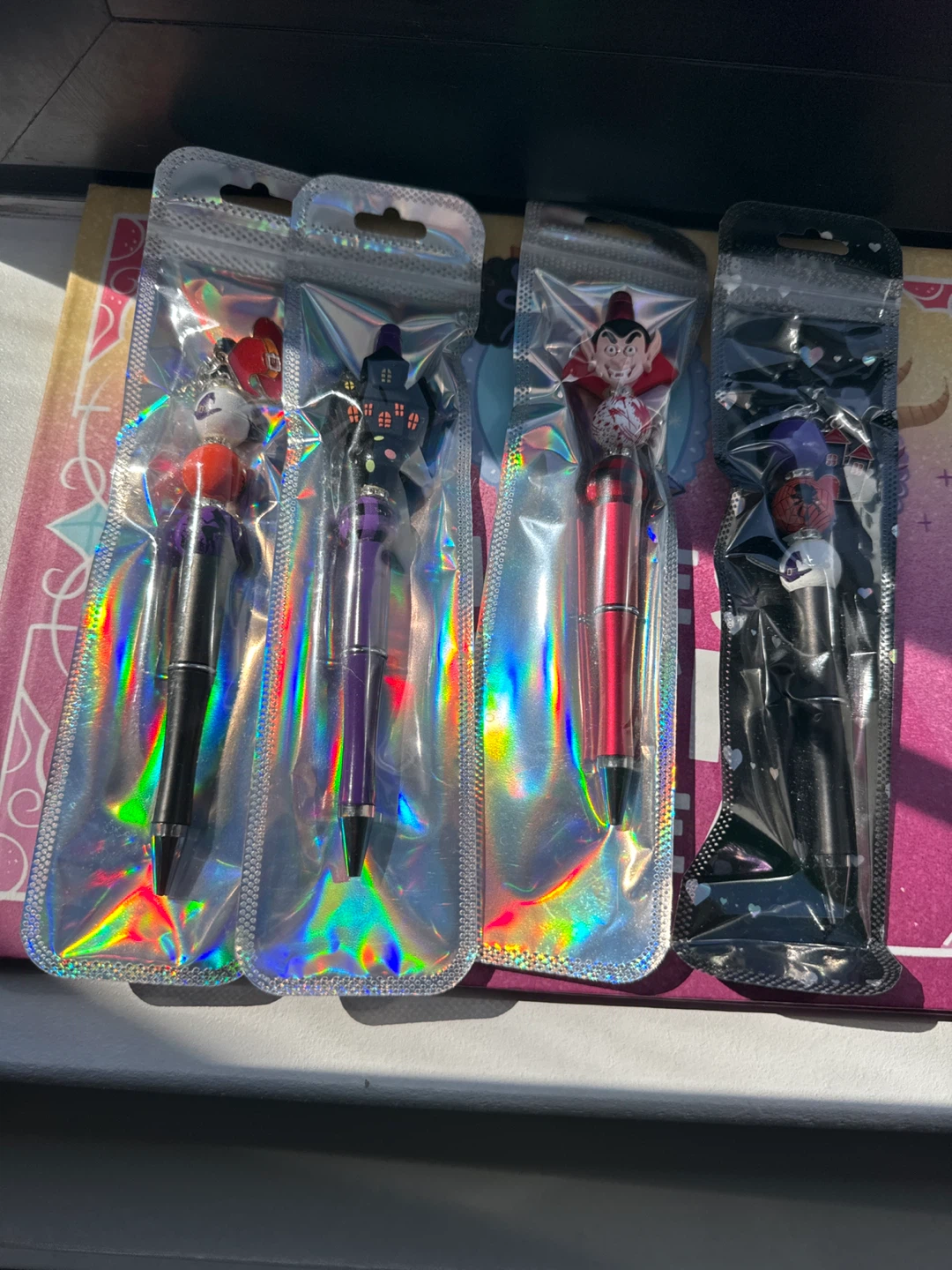 Set of 4 Halloween Themed Pens