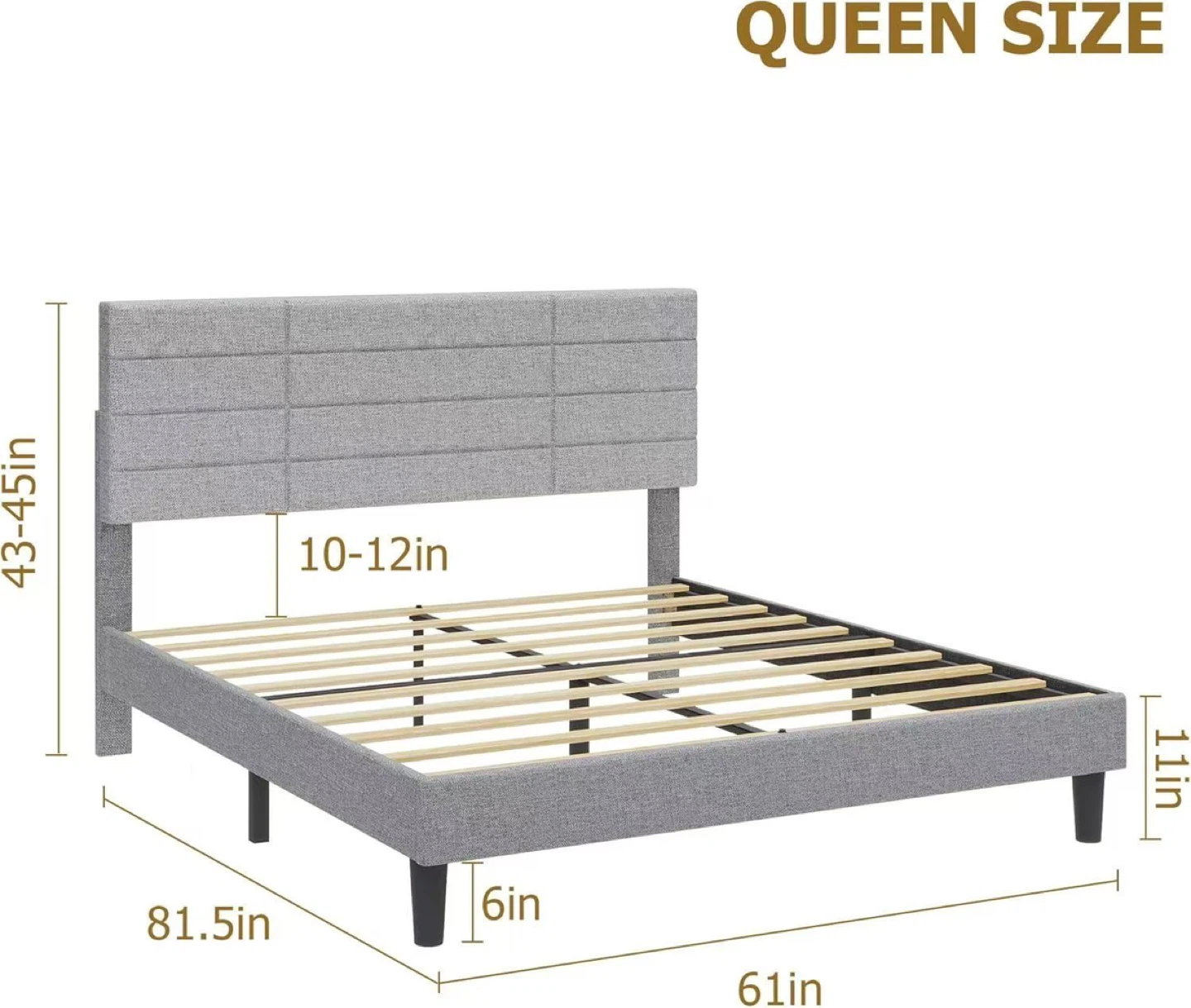 New bed frame in full / double, queen and king. - photo 4
