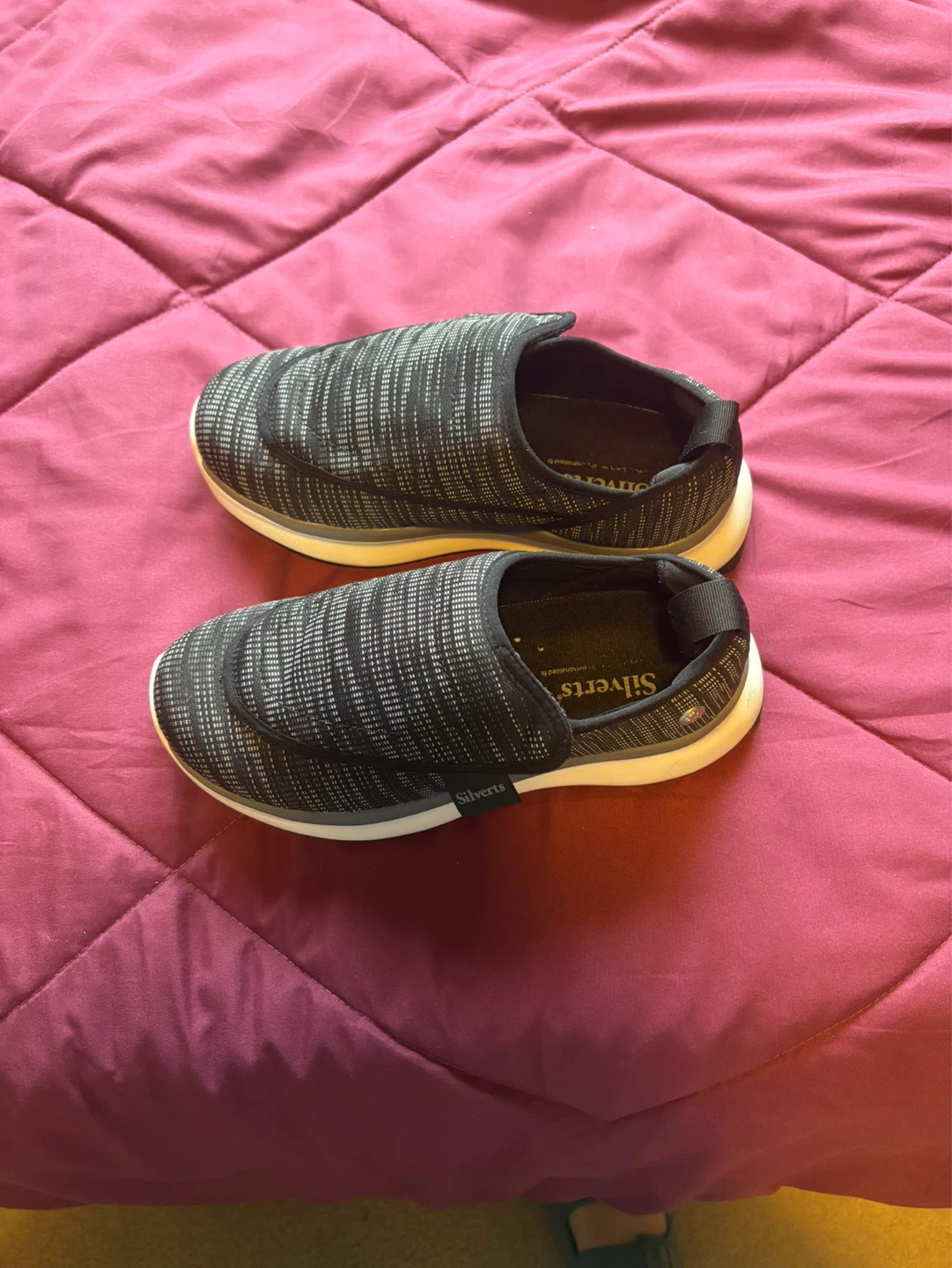 Silverts Comfort Shoes - Black/Grey - photo 2