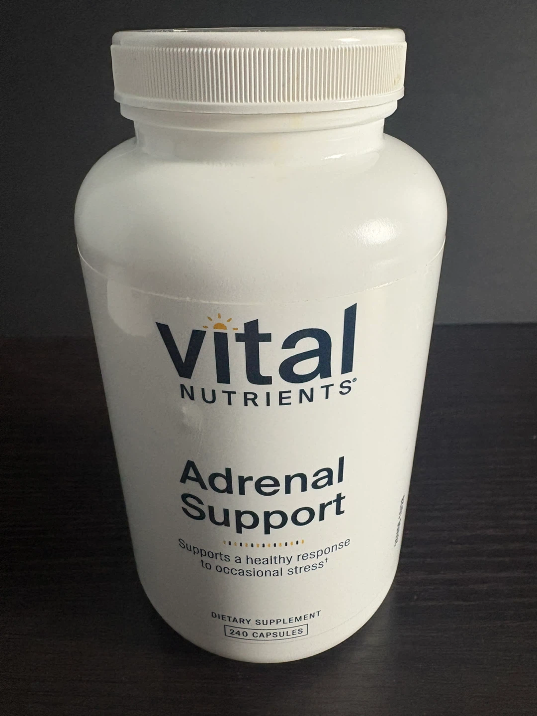 Vital Nutrients Adrenal Support 238 Capsules - Exp. Oct 2028