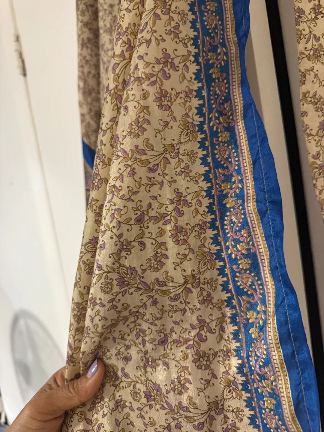 Indian Silk Wrap Skirt - photo 4