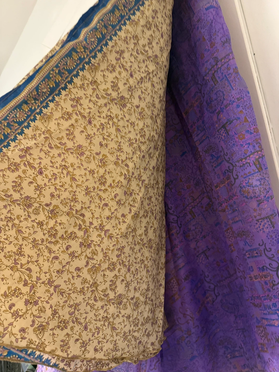 Indian Silk Wrap Skirt - photo 2