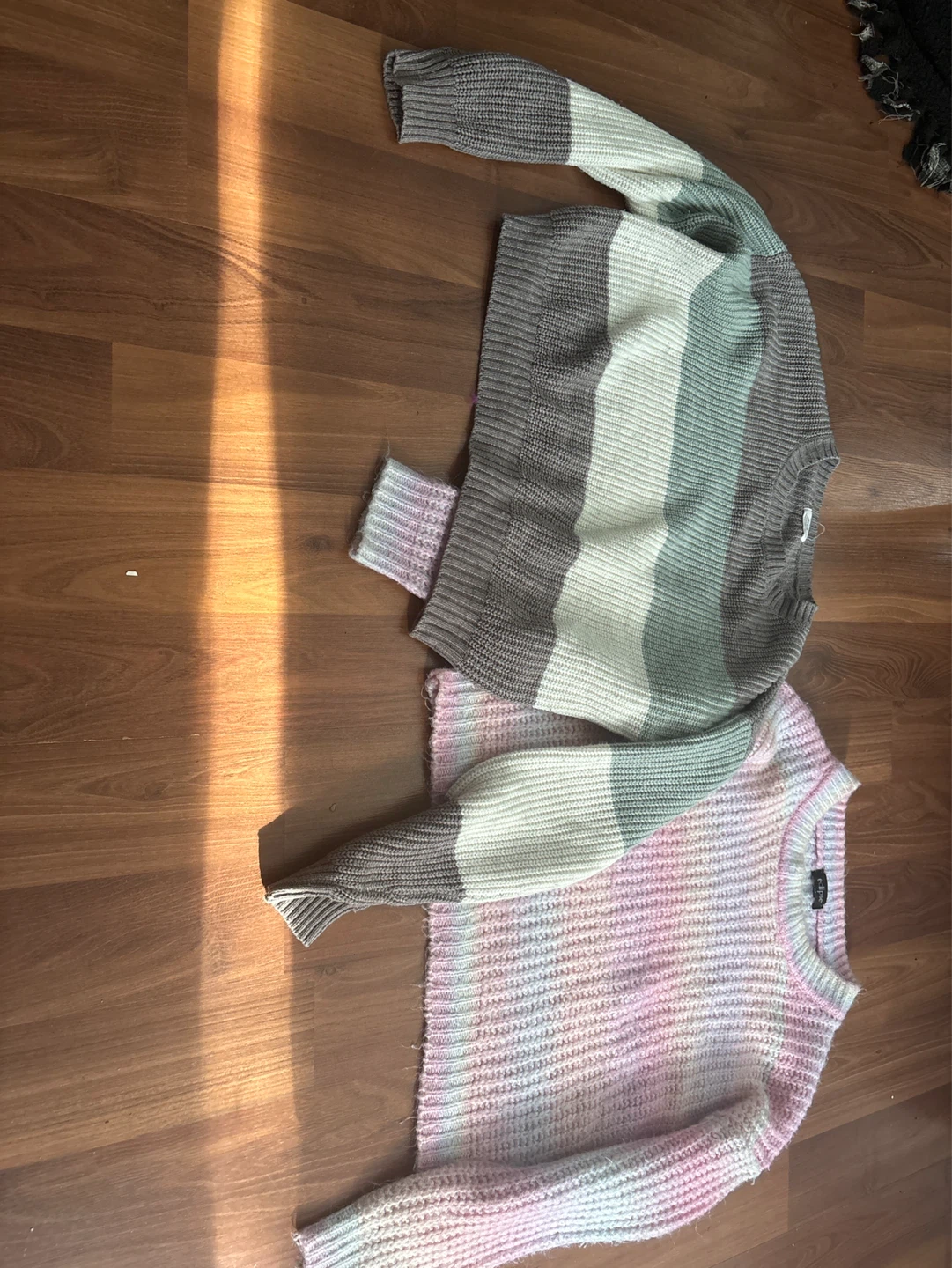 Women's Striped Knit Sweaters