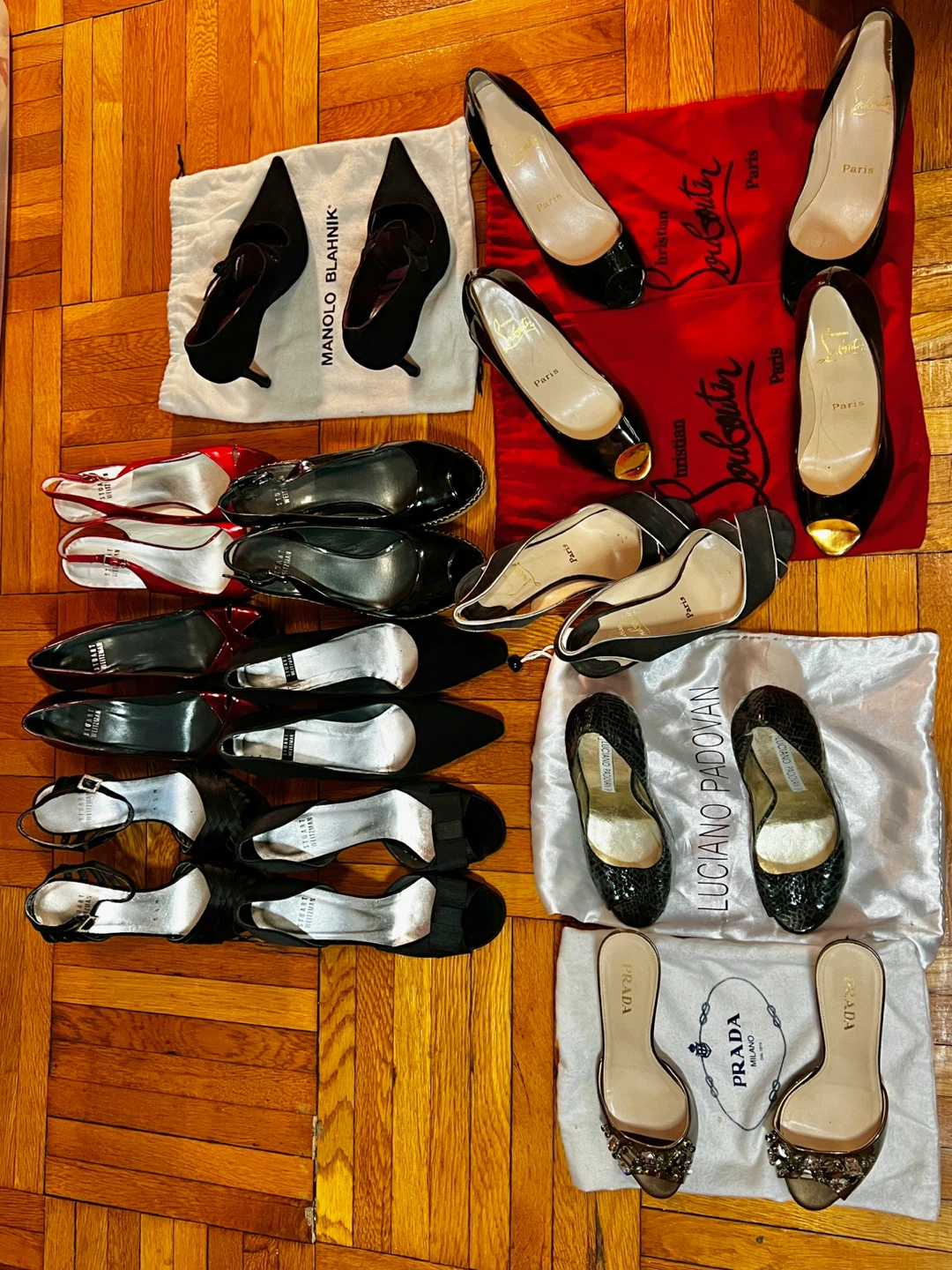 Luxury Designer Heels Bundle - 12 Pairs - Size 5.5