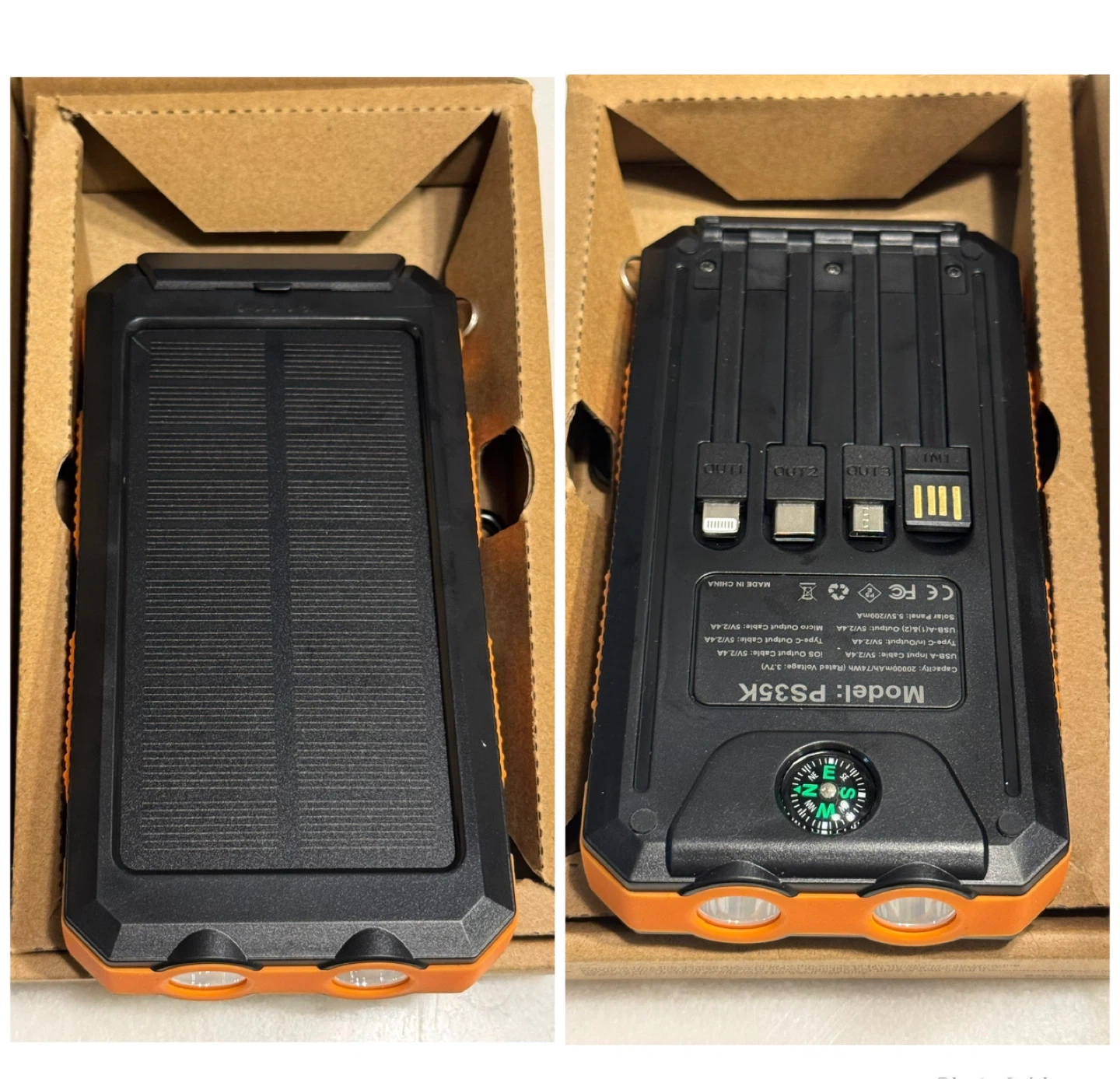 Brand new Solar Charger Power Bank 20,000mAh - photo 2