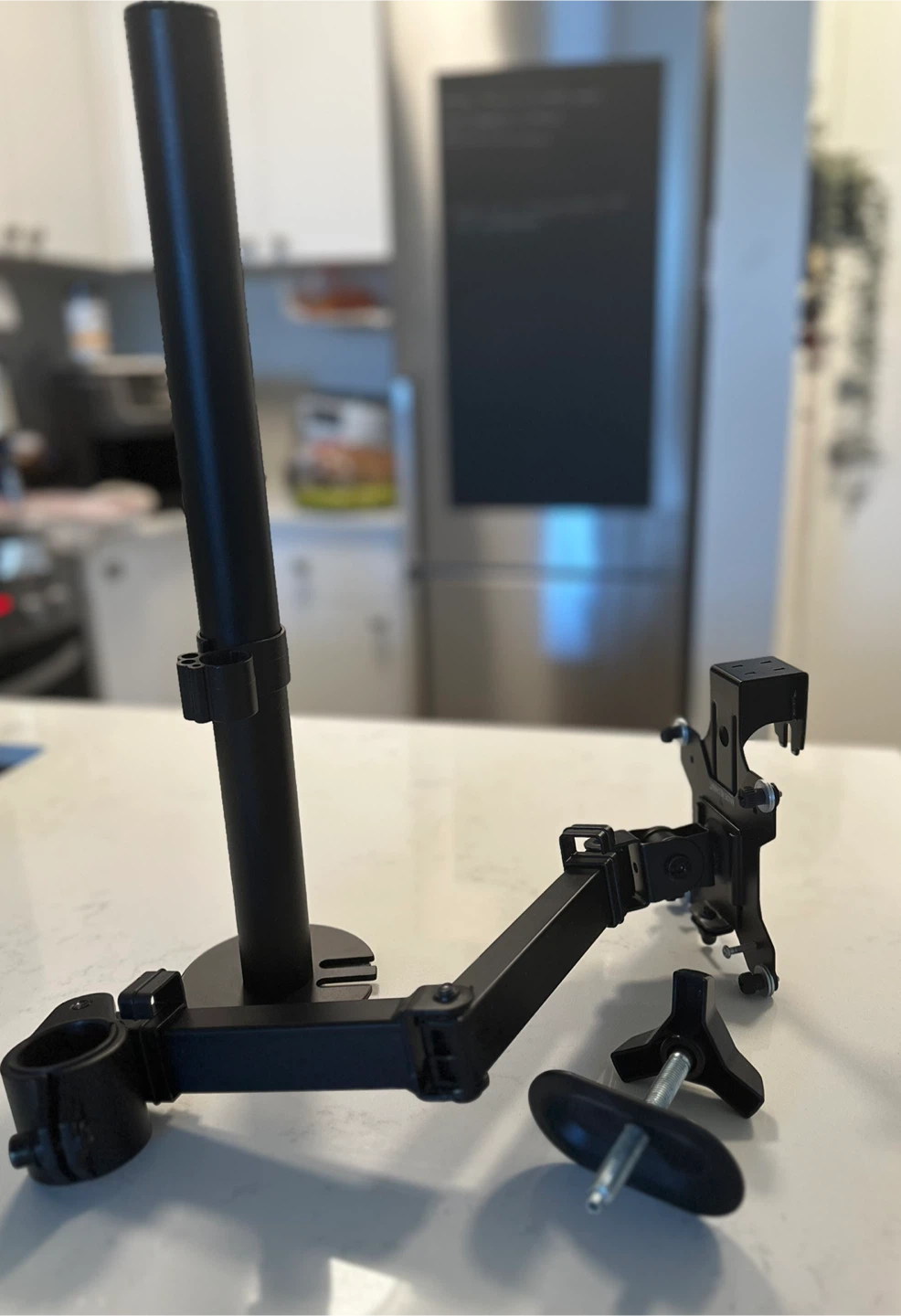 Black Monitor Desk Mount Arm