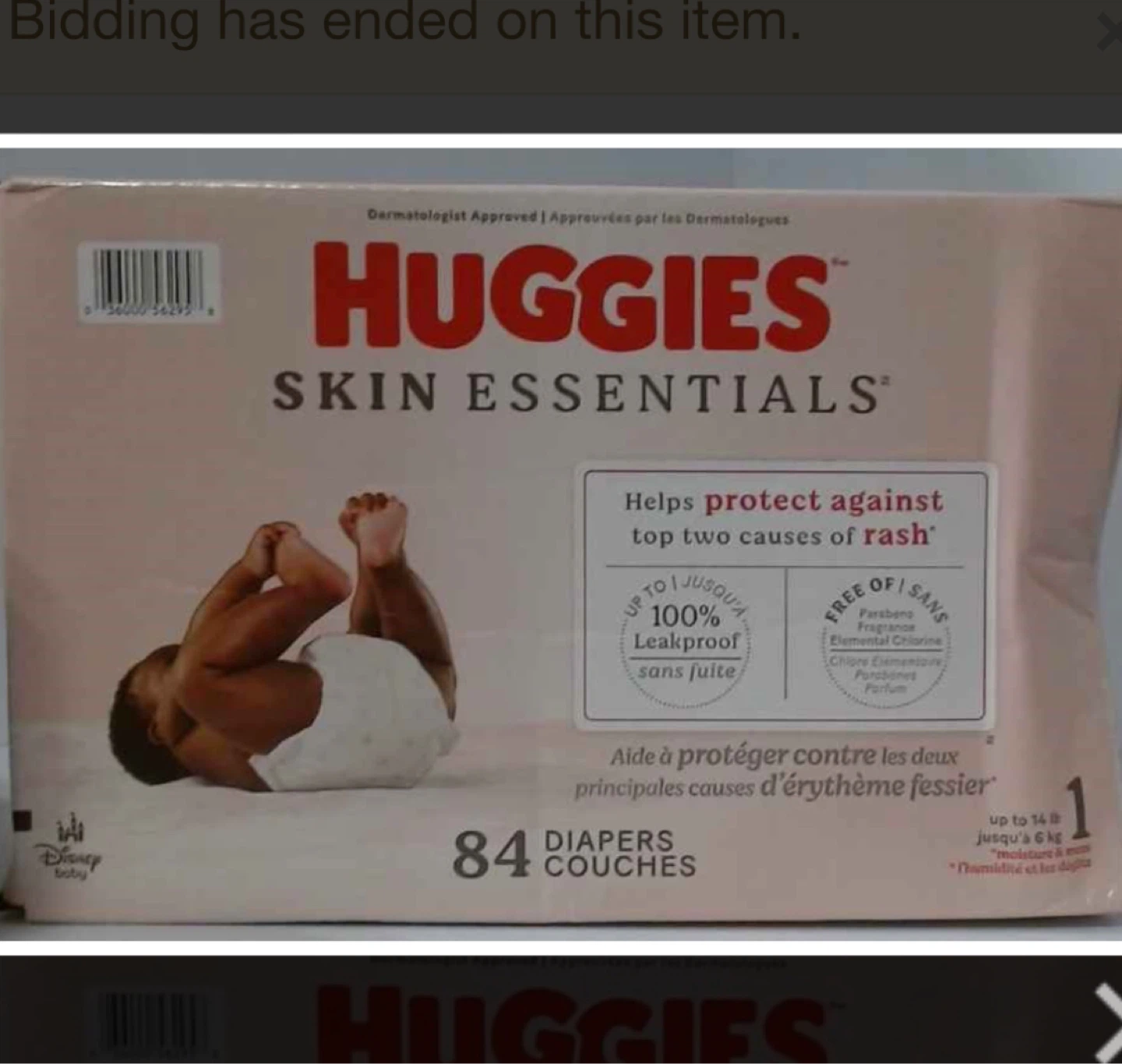 Huggies Skin Essentials Size 1 Diapers - 84 Count