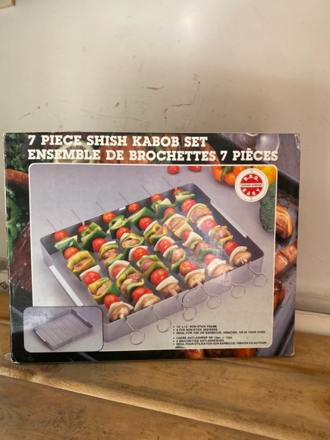 7 Piece Shish Kabob Set