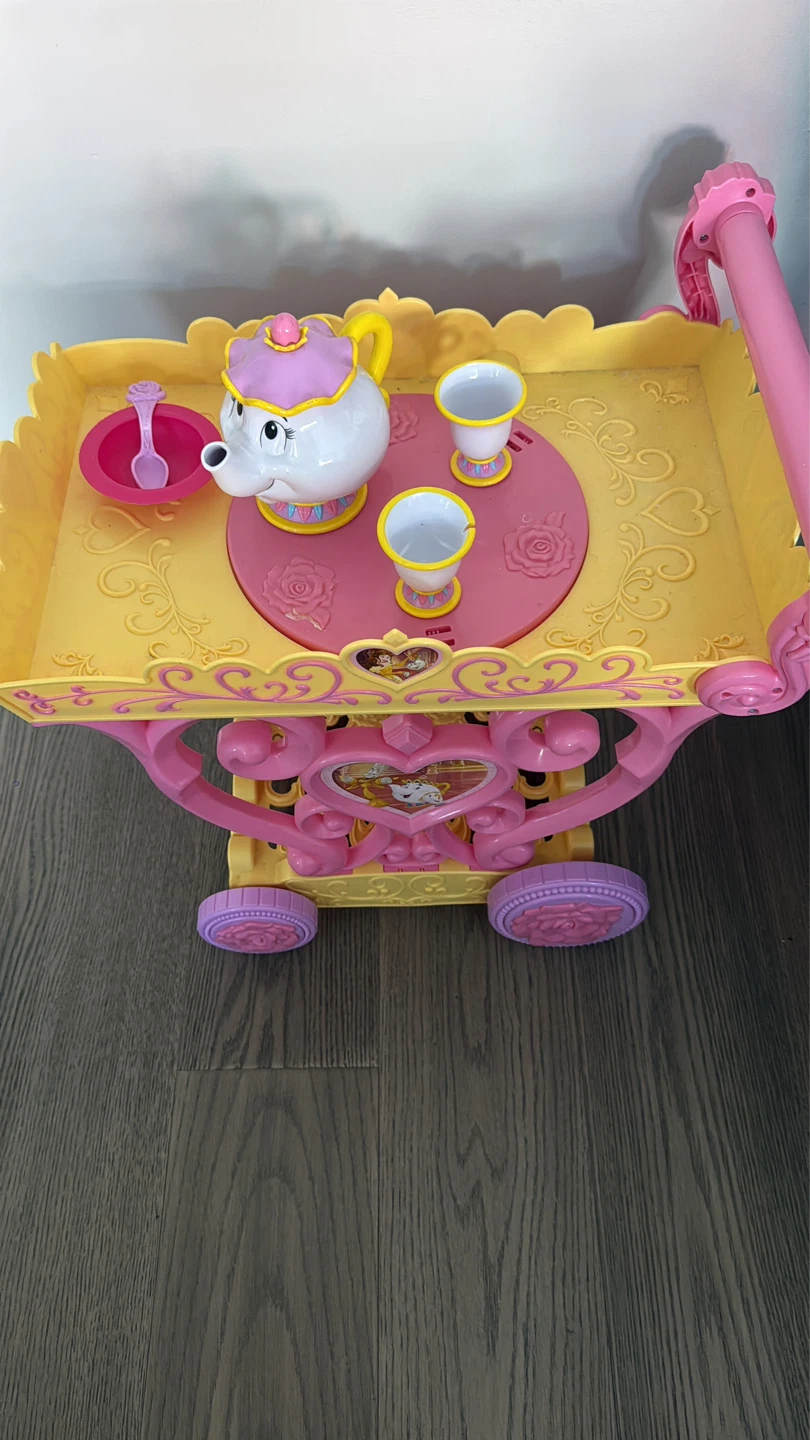 Disney Princess Beauty and the Beast Tea Cart Toy - photo 4