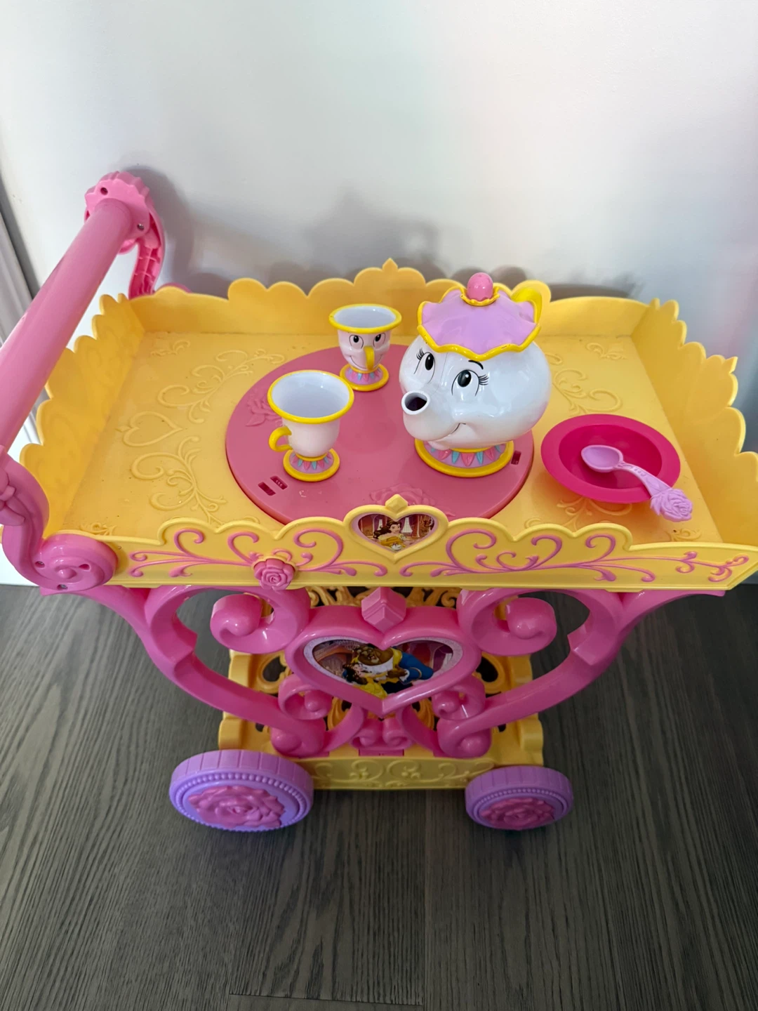 Disney Princess Beauty and the Beast Tea Cart Toy