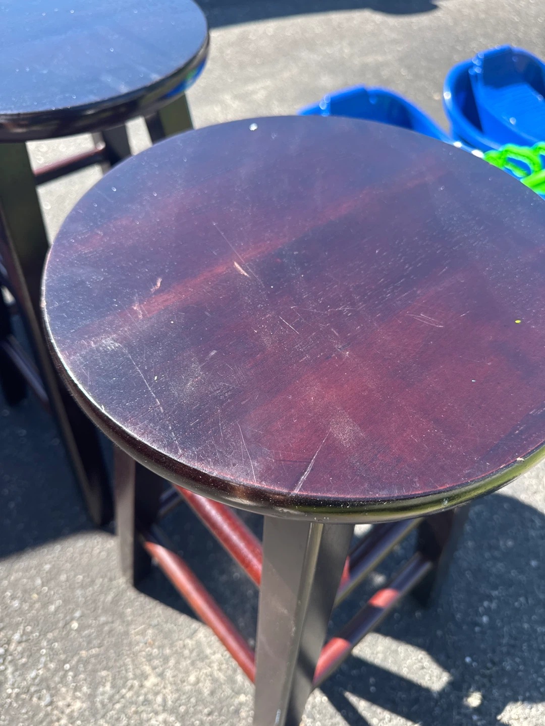 Wooden Bar Stools (Set of 2) - photo 2