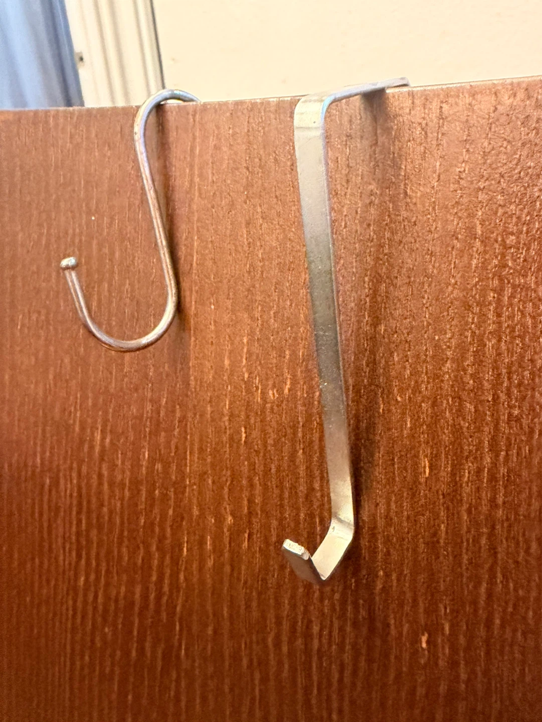 Set of 6 Metal S Hooks and Over-the-Door Hooks - photo 5