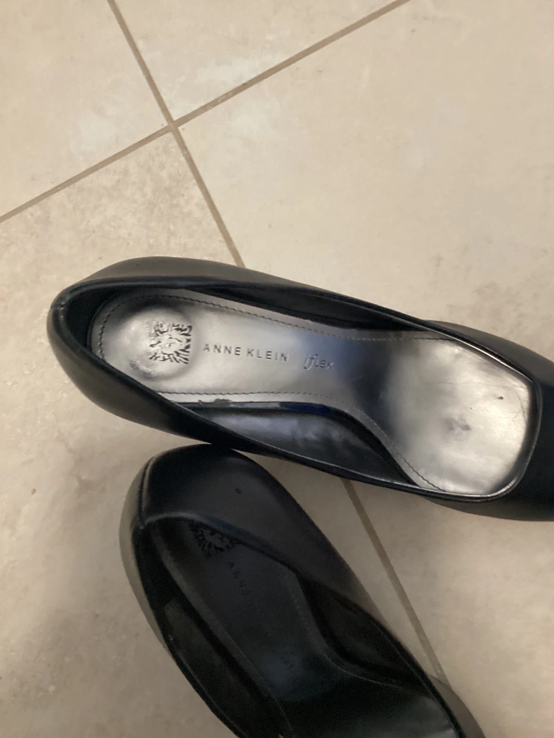 ANNE KLEIN LEATHER HEELS - photo 2