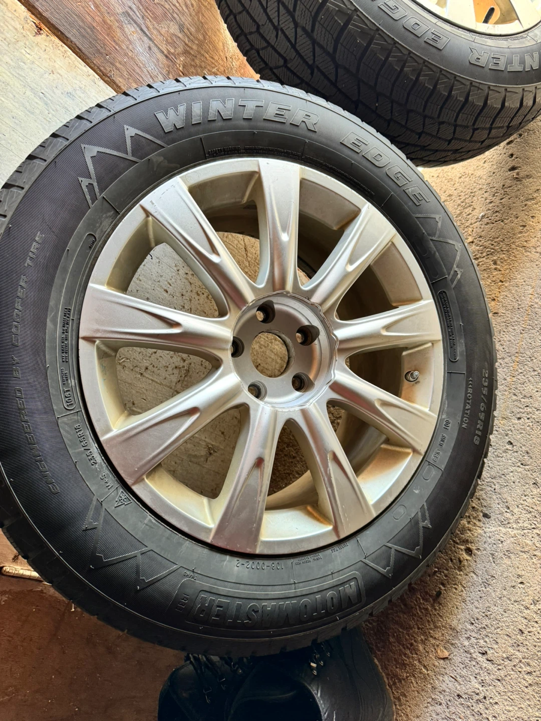 Winter tires and rims 18X8