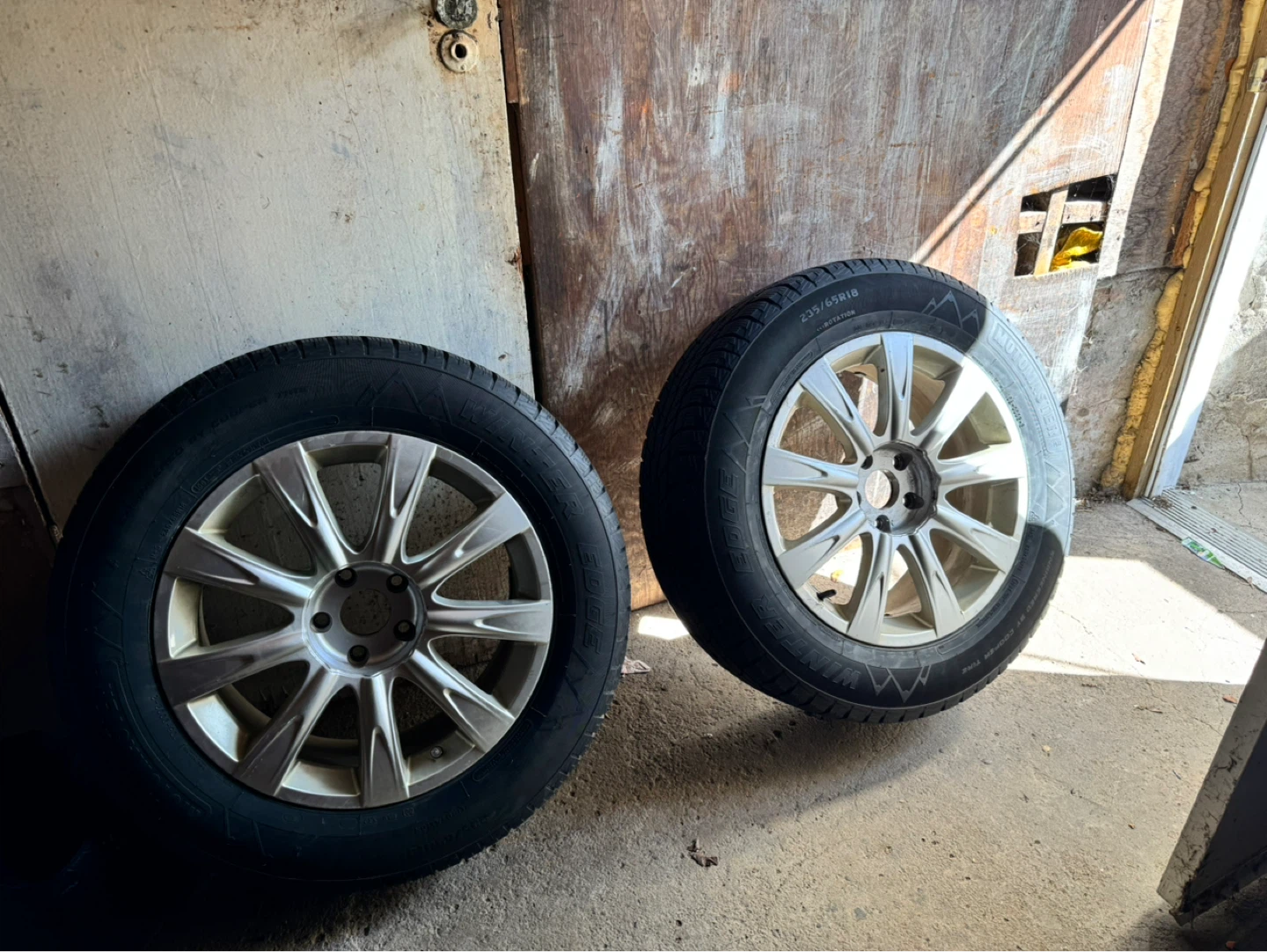 Winter tires and rims 18X8 - photo 4