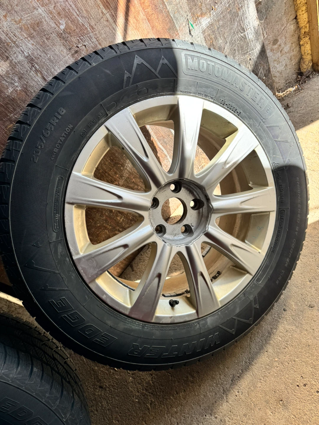 Winter tires and rims 18X8 - photo 2