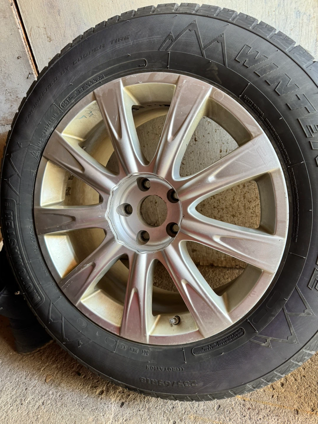 Winter tires and rims 18X8 - photo 3