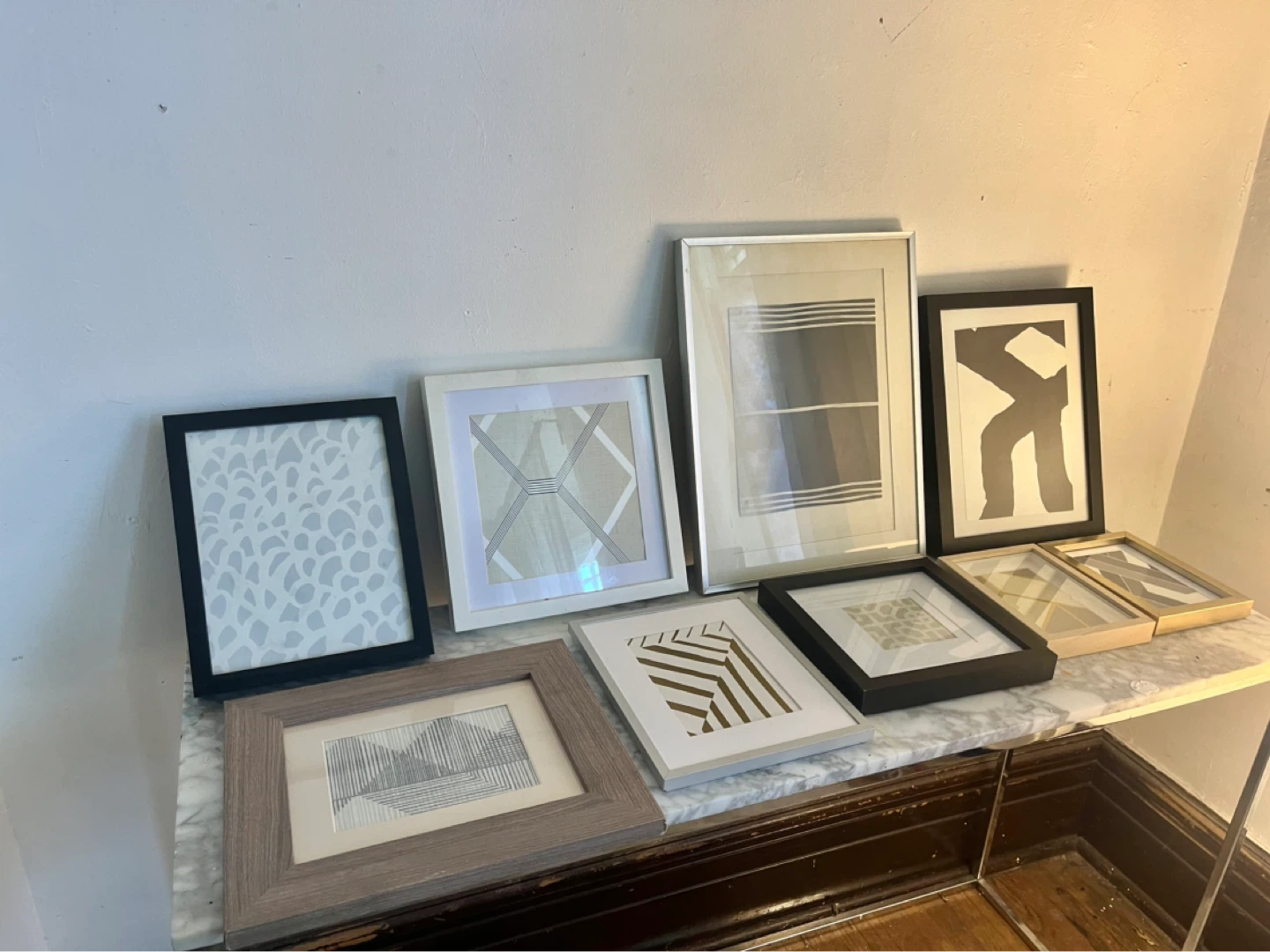 Minimalist Art Wall - 9 Framed Art pieces - photo 2