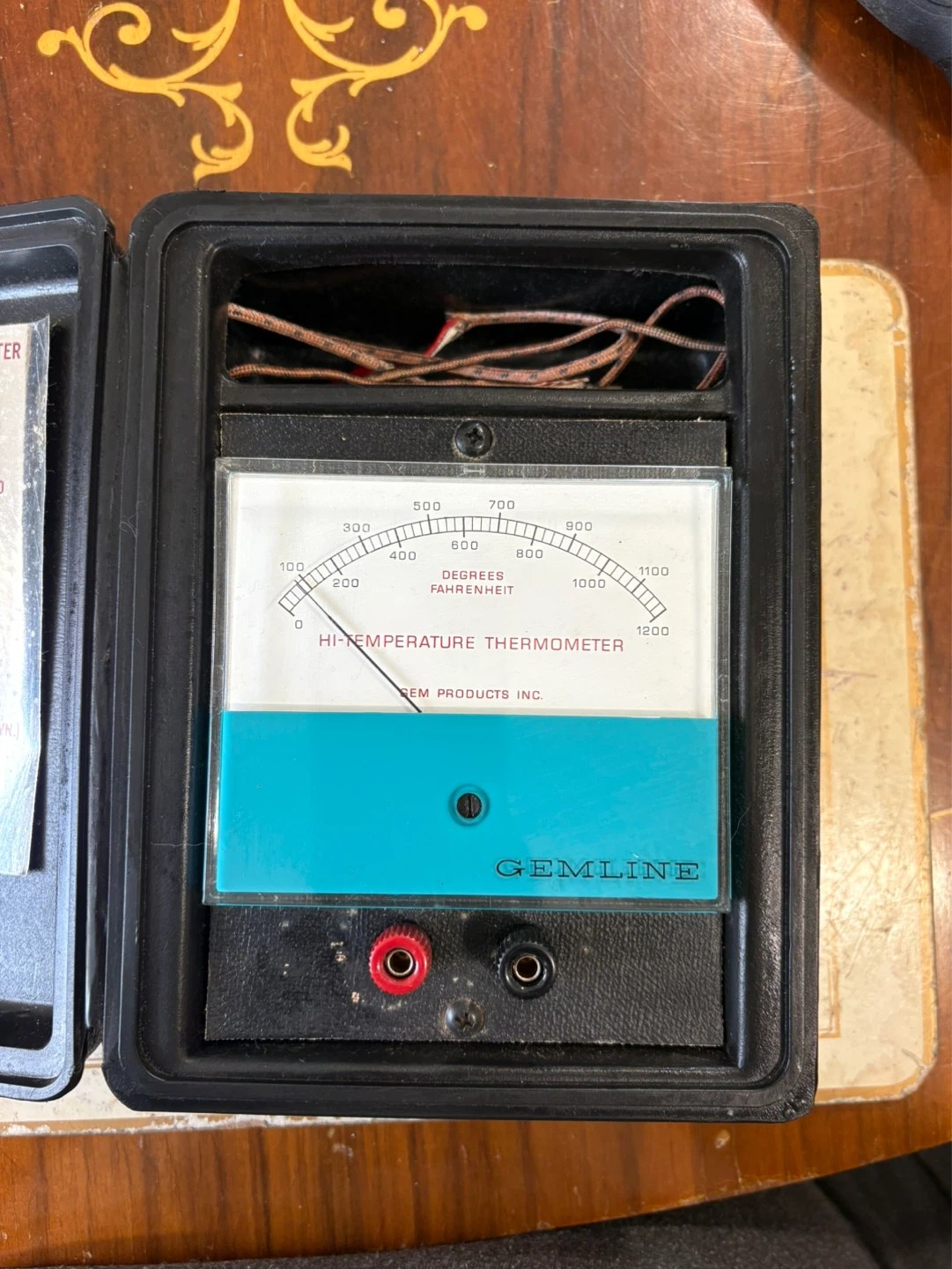 Vintage Gemline TA-1500 Hi-Temperature Thermometer