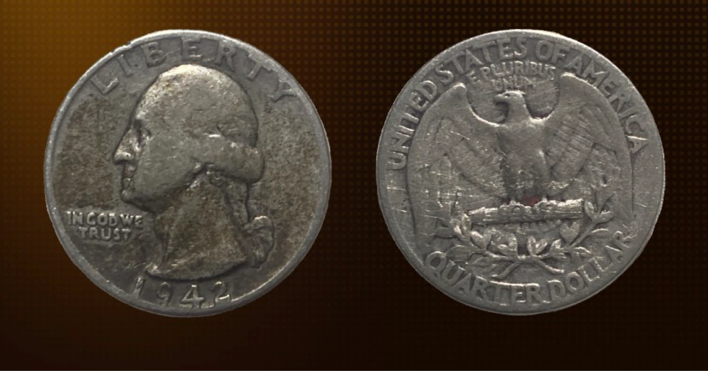 1942 Washington Quarter