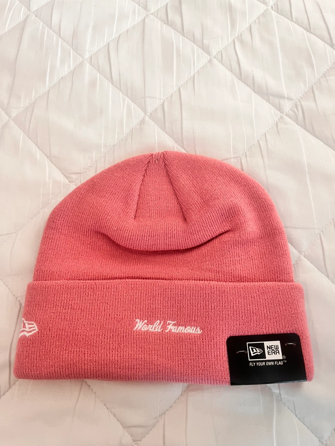 Supreme "World Famous" Beanie Pink - photo 2