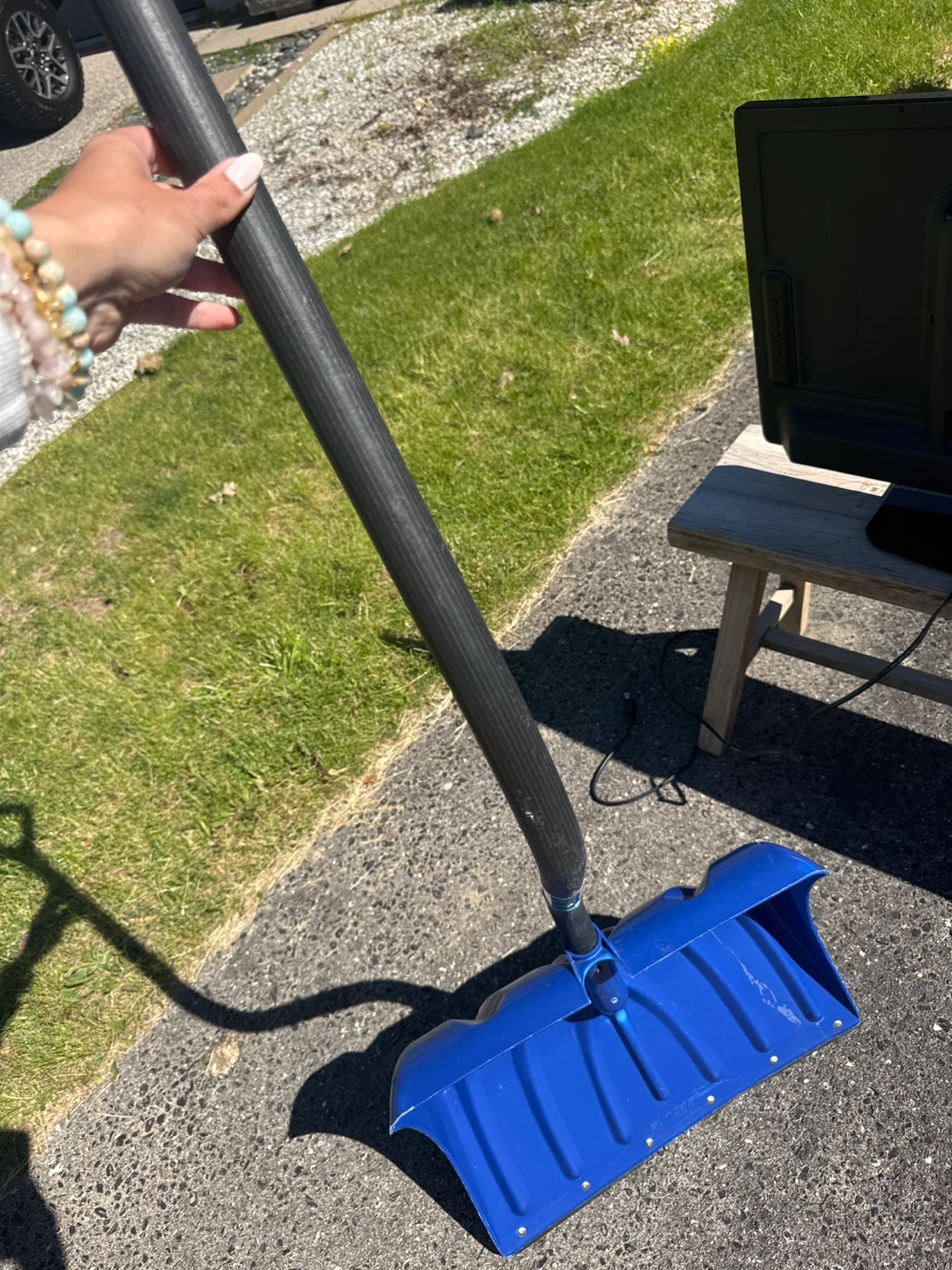 Blue Snow Shovel - photo 2