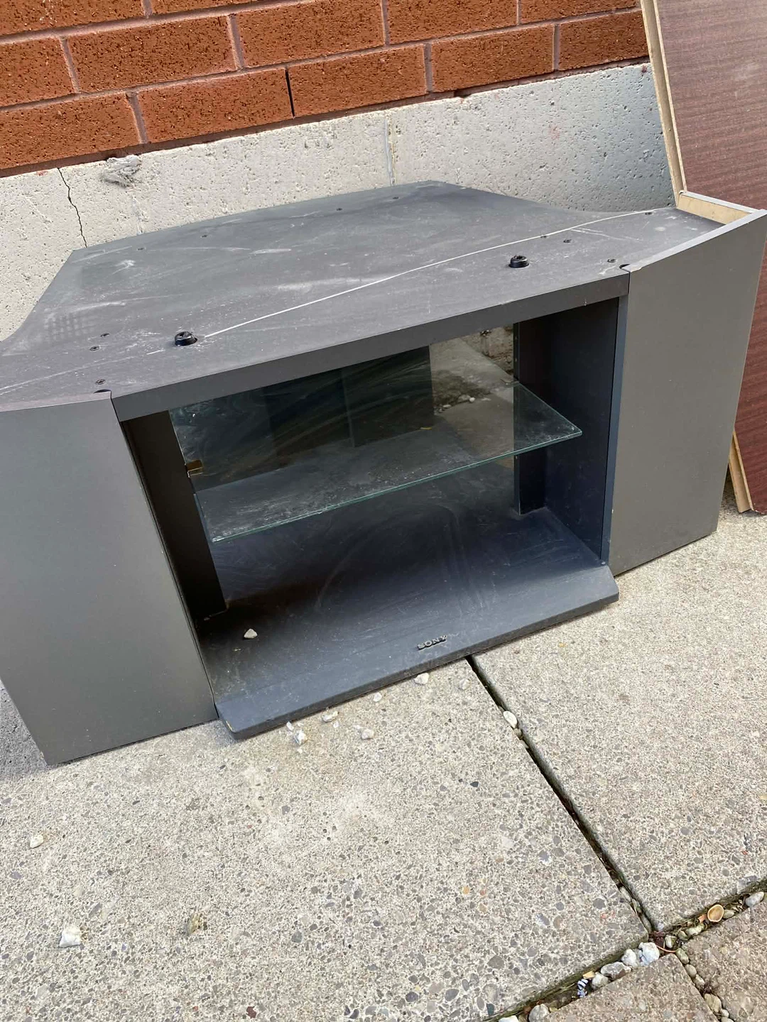 Sony TV stand good condition $15 - photo 3