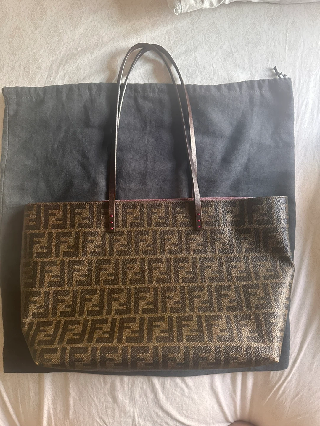 Fendi Zucca Monogram Tote Bag - photo 2