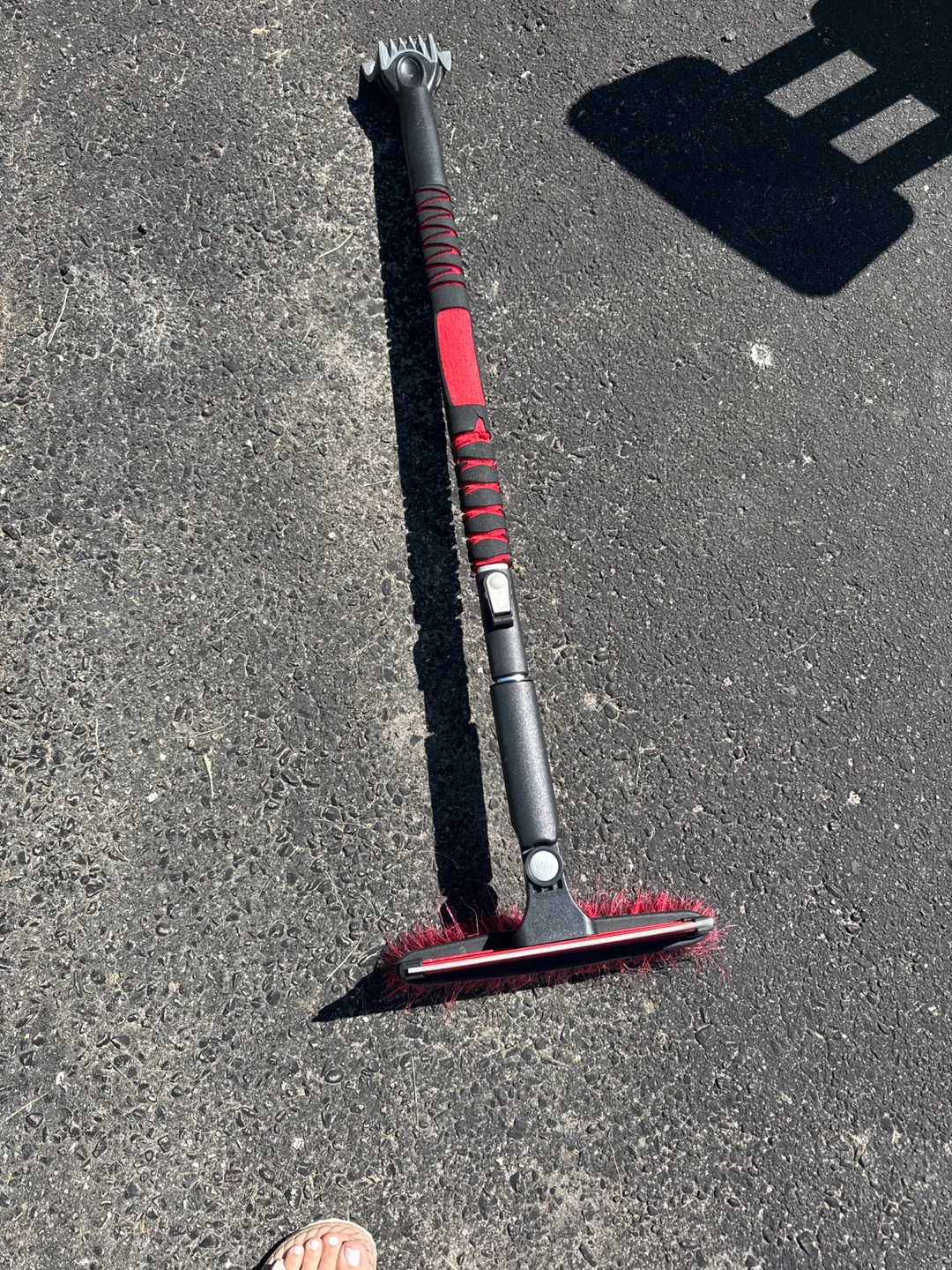 Extendable Snow Brush and Ice Scraper - photo 2