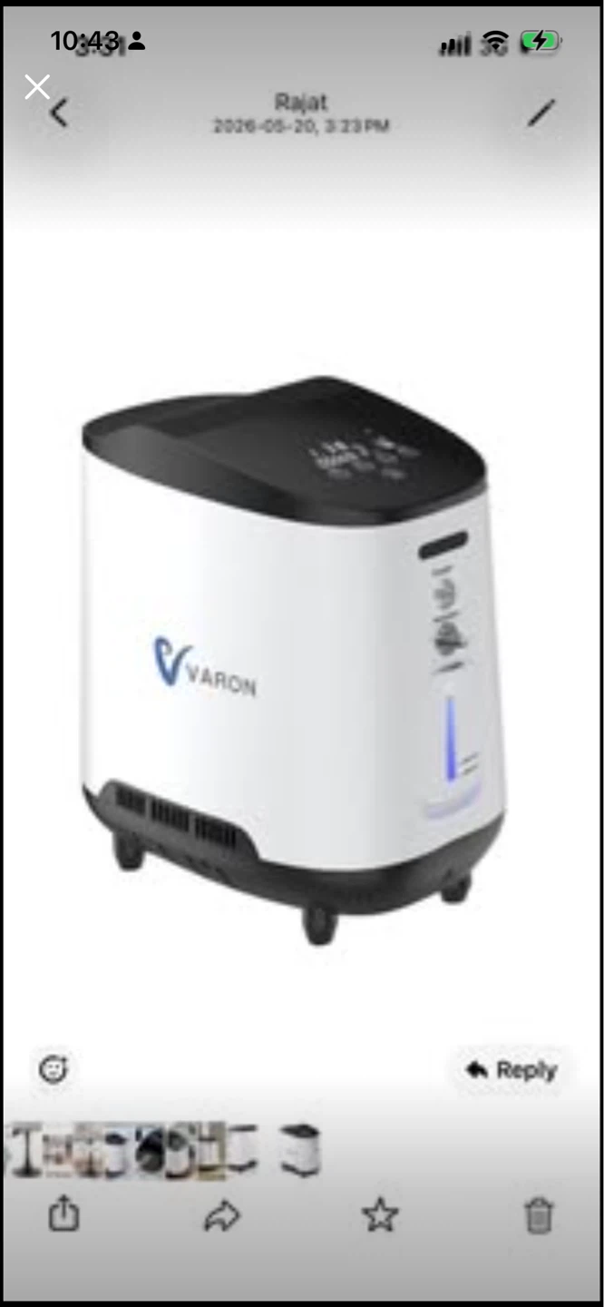 New VARON Portable Oxygen Concentrator