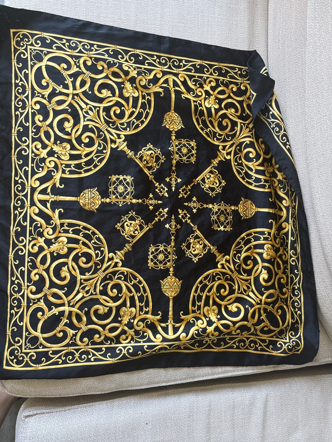 Black & Gold Scarf